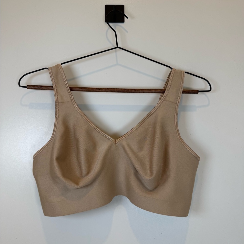 Hanes Smooth Comfort Wire Free Bra Seamless Tan Women's Bra